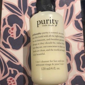 Purity by philosophy 3 in 1 cleanser never used